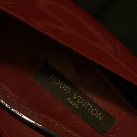 Vintage authentic Louis Vuitton red heels 85 millimeter. - Picture 6 of 8